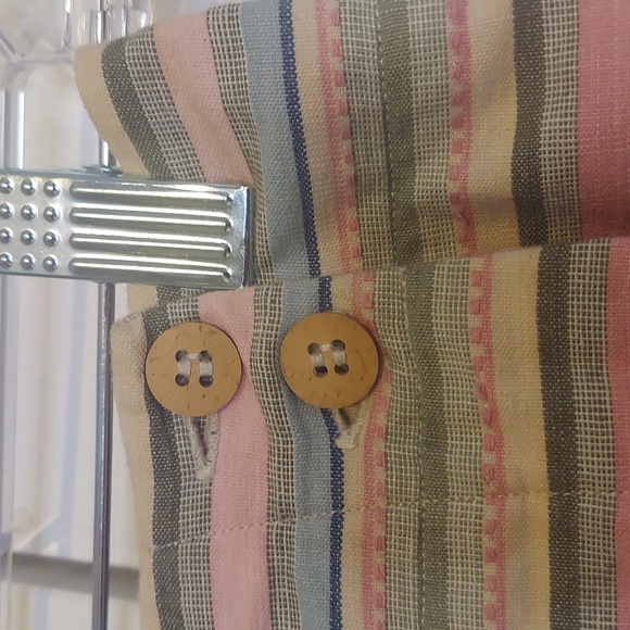 Rough Hewn Pink Multicolored Horizontal Striped Wrap Skirt Size 4 - Picture 5 of 13